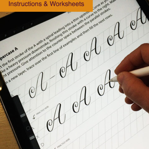 Learn Copperplate Calligraphy on the iPad with Procreate – iPad Calligraphy