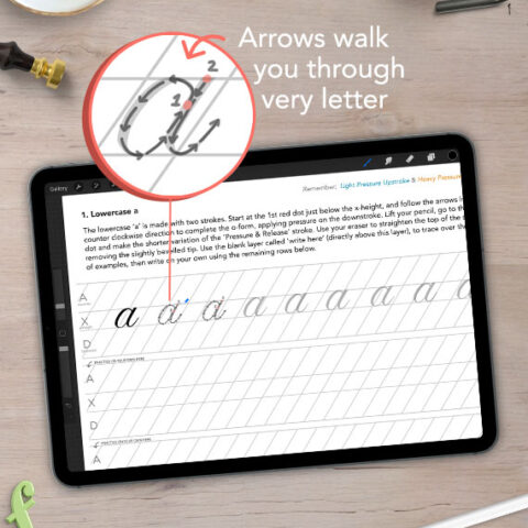 Calligraphy on the iPad with Procreate - iPad Calligraphy