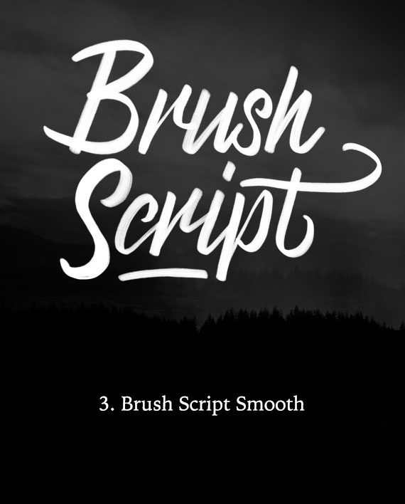 calligraphy brush script