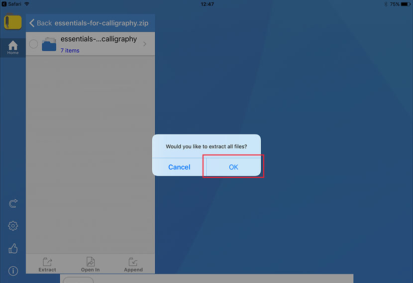 How to open zip files on your iPad