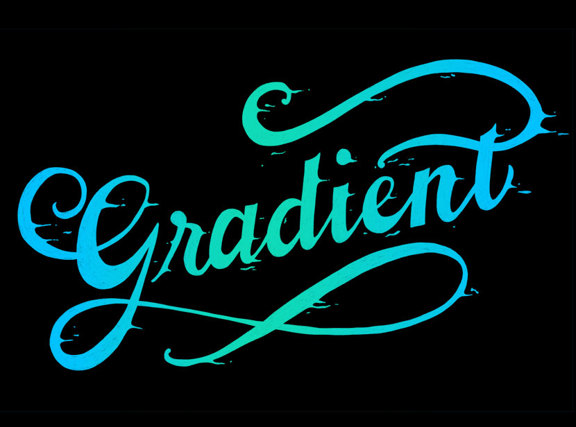 Gradient Lettering Tutorial with Free Procreate Brushes