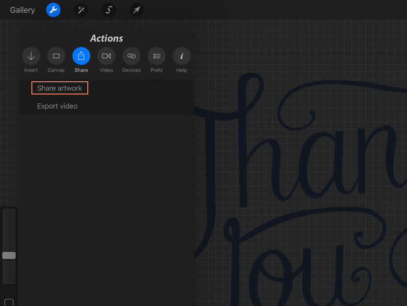 How to Vectorise Procreate Lettering