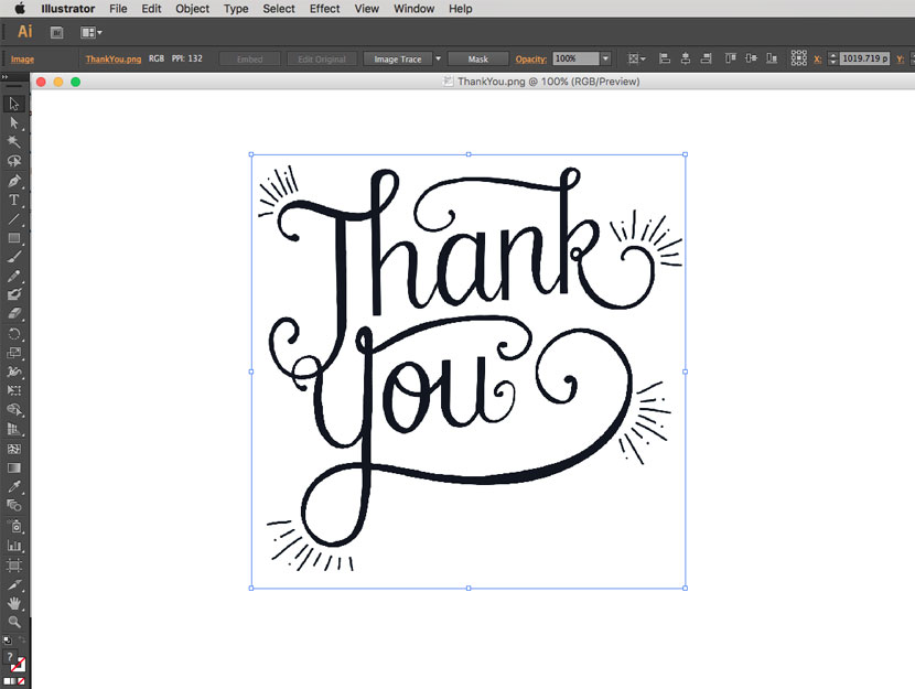 How to Vectorise Procreate Lettering