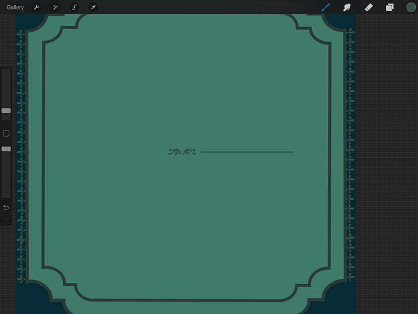 Procreate Tutorial : Create Beautiful Frames with Stamp Brushes