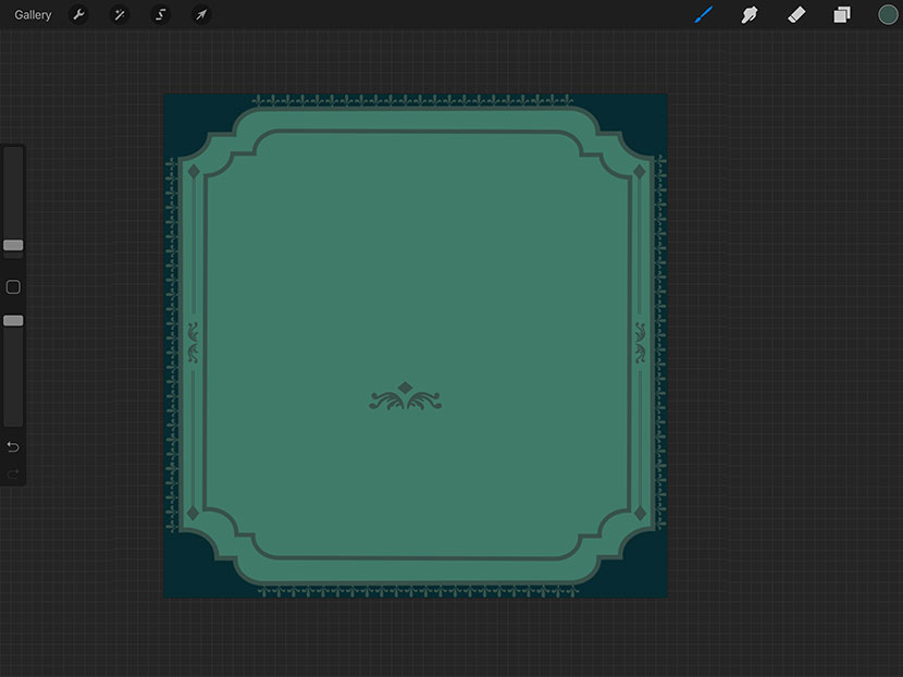 Procreate Tutorial : Create Beautiful Frames with Stamp Brushes