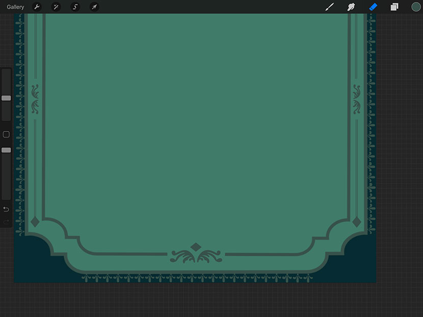Procreate Tutorial : Create Beautiful Frames with Stamp Brushes