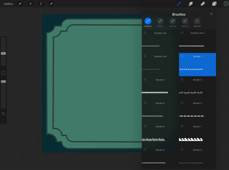 Procreate Tutorial Create A Beautiful Frame for Lettering iPad