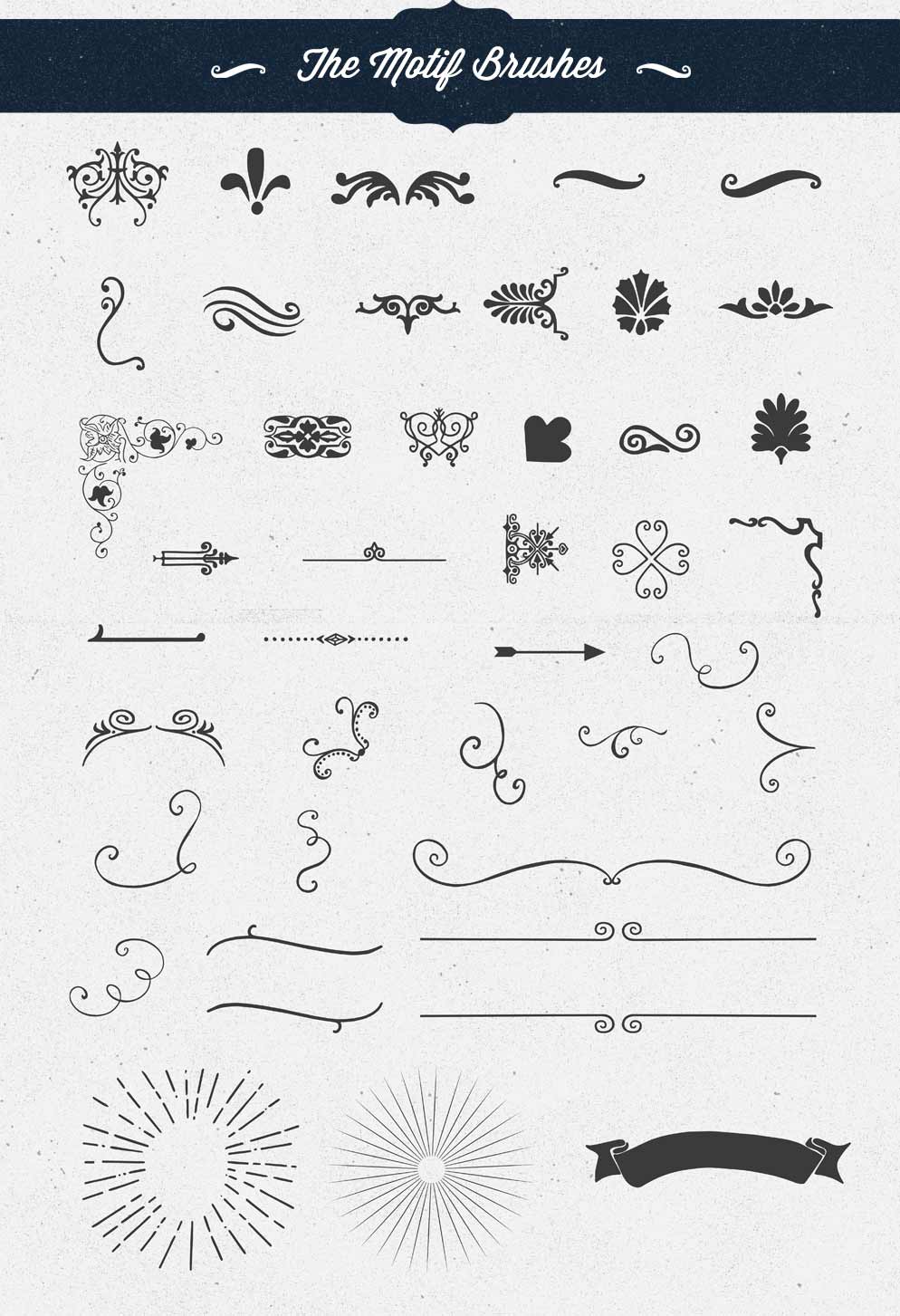 Shape and Ornament Brushes for Procreate