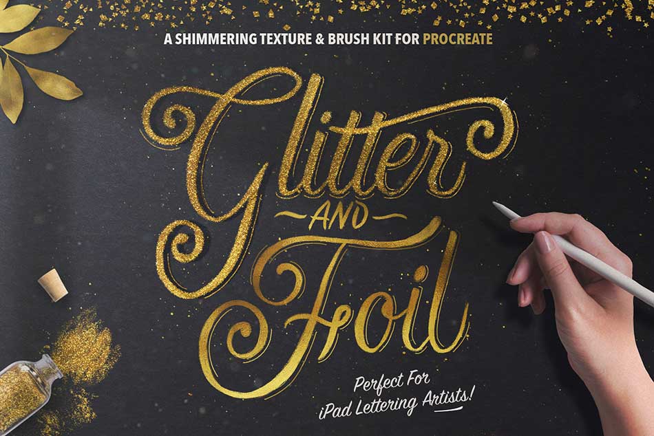 Glitter & Foil Kit for Procreate