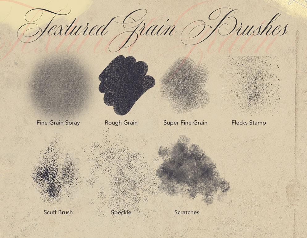 Texture Toolkit Brushes for Procreate - Grain Brushes
