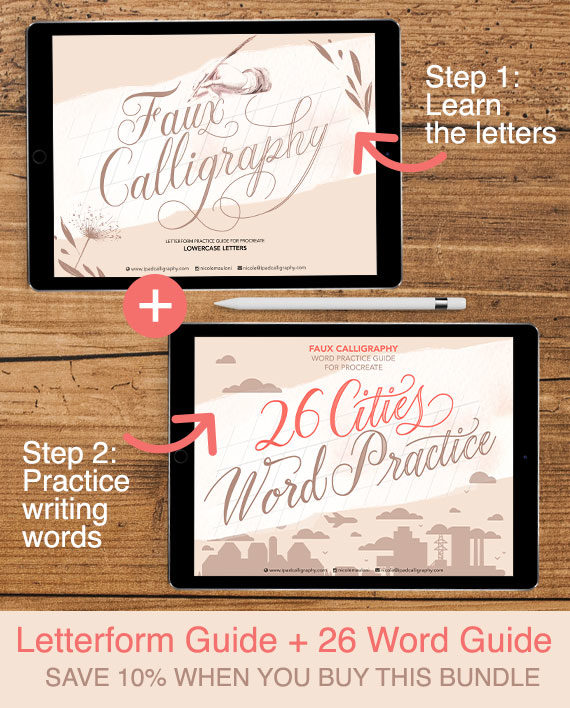 Download Learn Faux Calligraphy Bundle Save 10 Ipad Calligraphy