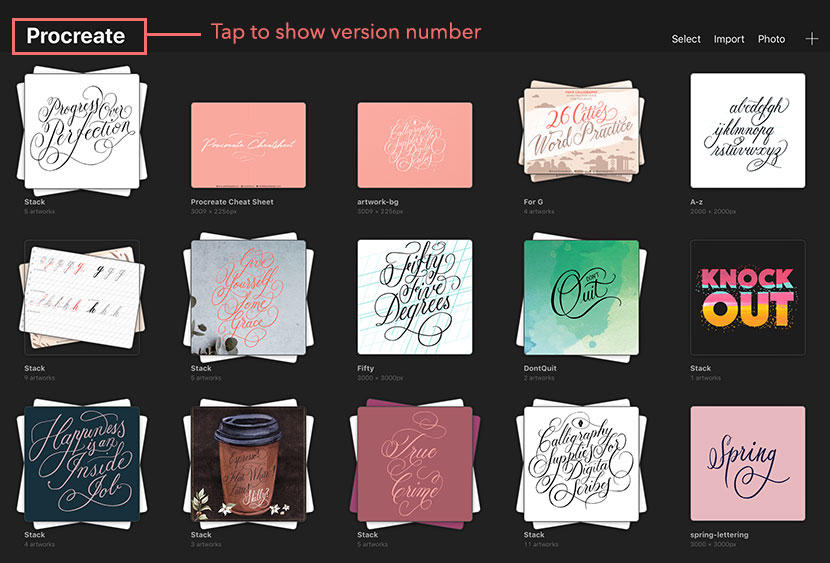 How to check your version of Procreate