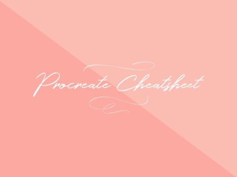 Procreate Cheat Sheet Free Download – iPad Calligraphy
