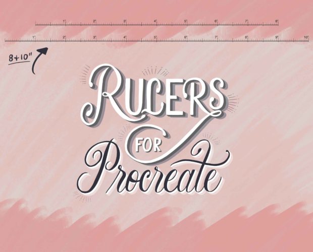 Rulers for Procreate - free template download