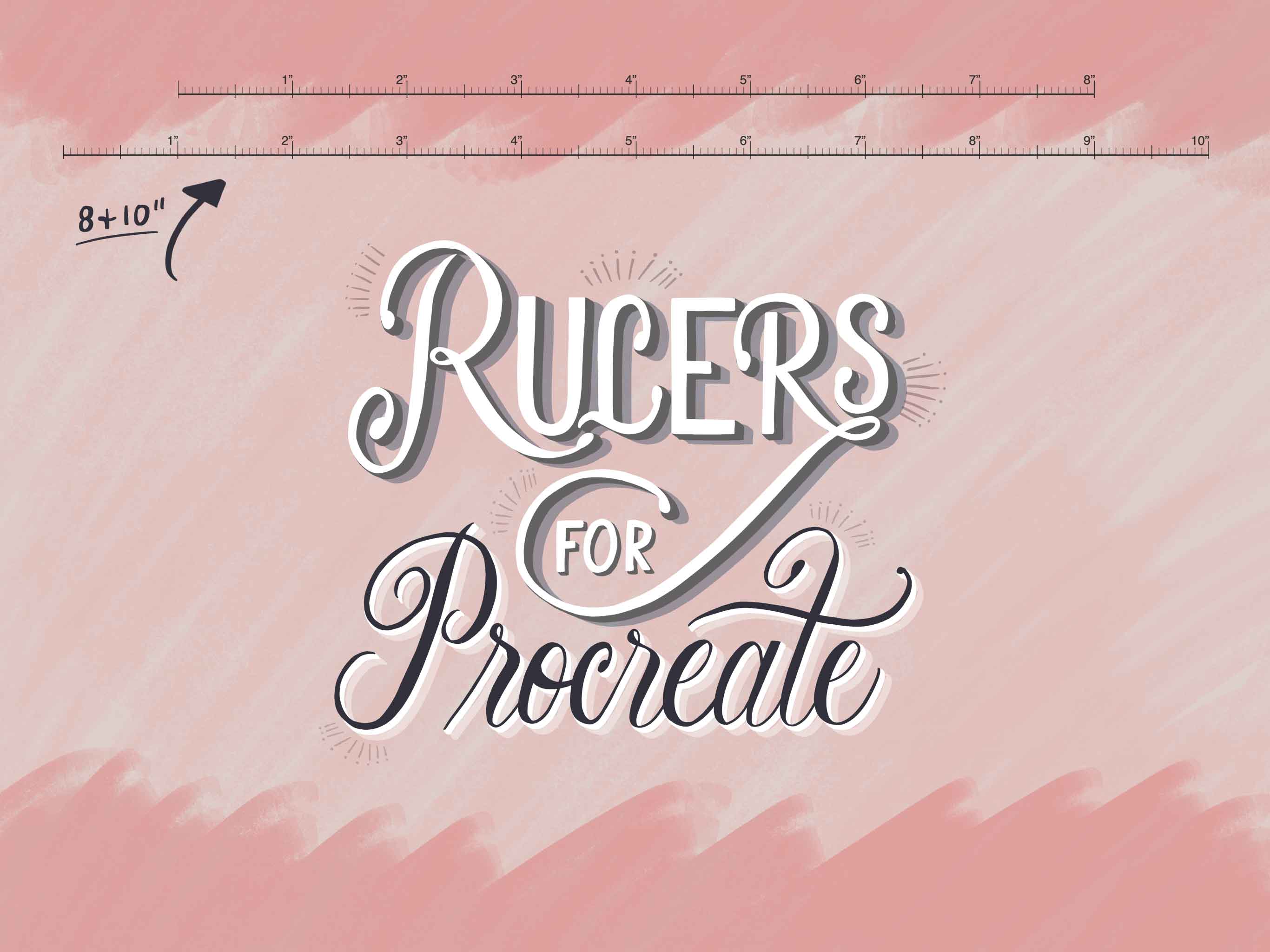 ruler tool on procreate