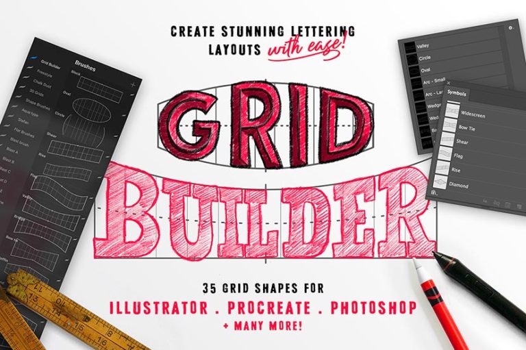 free grid builder for procreate