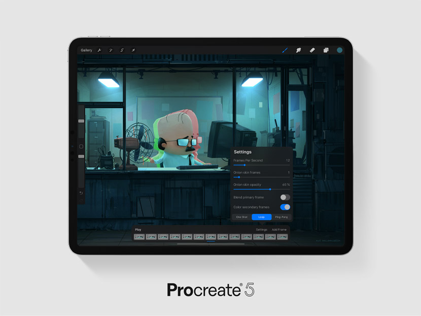 Procreate 5 Animation Assist