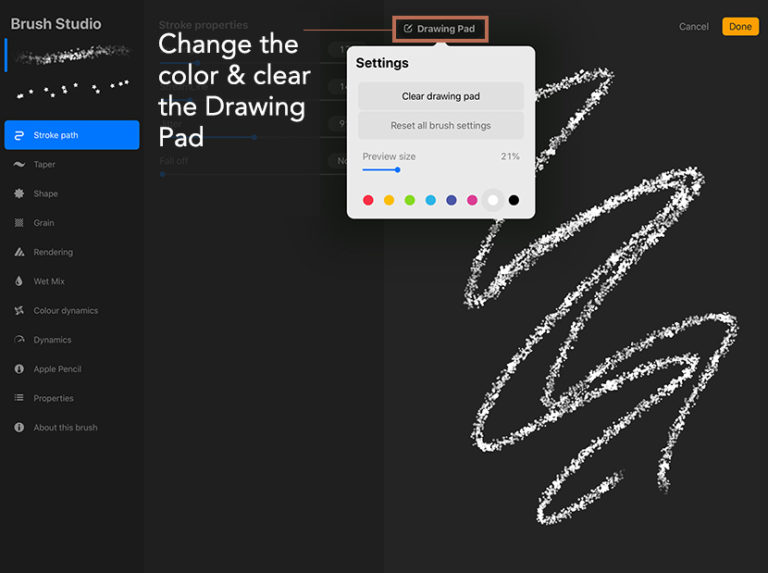 How to combine two brushes in Procreate 5 iPad Calligraphy