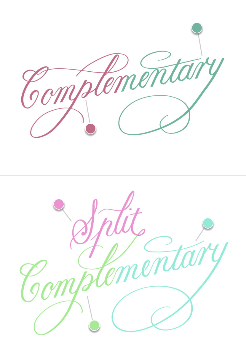 Color Harmony Procreate 5 - Complementary and Split Complementary