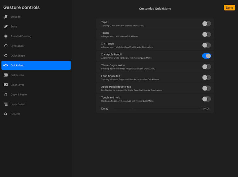procreate quickmenu precise zoom procreate quickmenu precise zoom