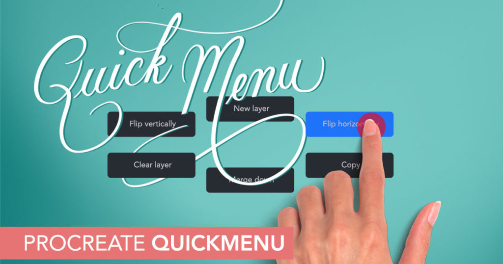 quick menu procreate