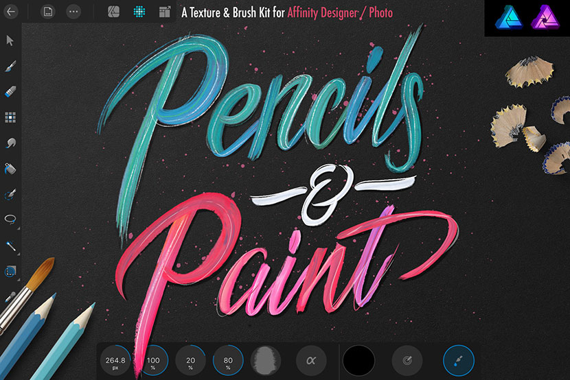 affinity designer texture brushes free