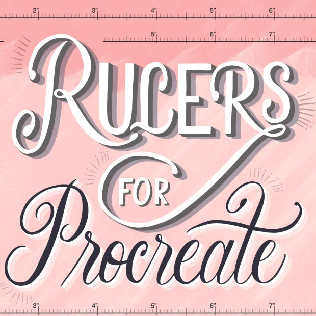 Free Rulers for Procreate