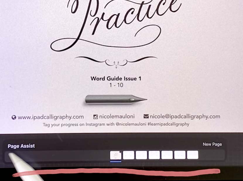 Procreate 5.2 Page Assist PDFs