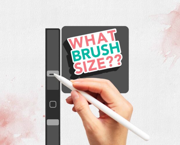 What size Calligraphy brush in Procreate
