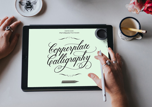 iPad Calligraphy from Scratch bundle - course 1