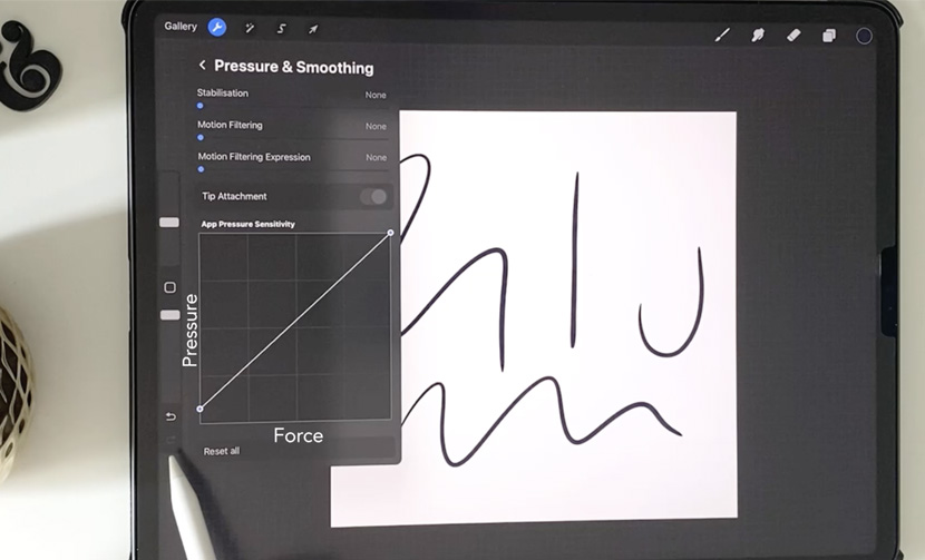 Procreate Pressure Curve