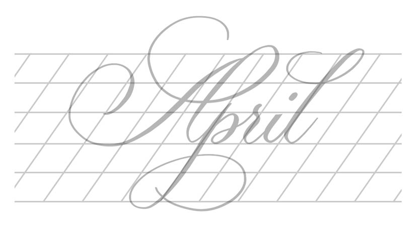 iPad Calligraphy Step 2