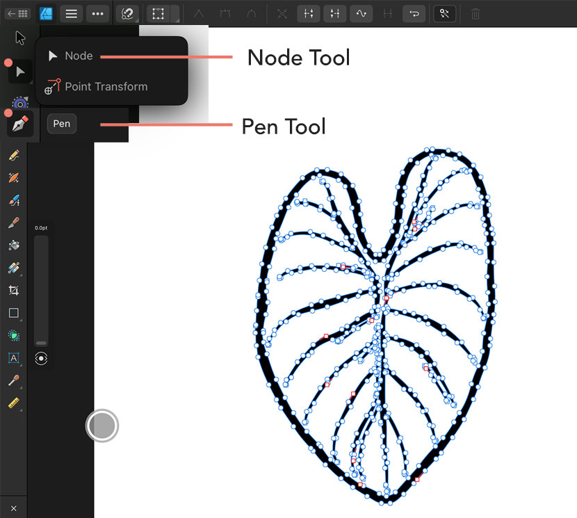 Affinity Designer iPad 2.5 - Vector Pen Tool