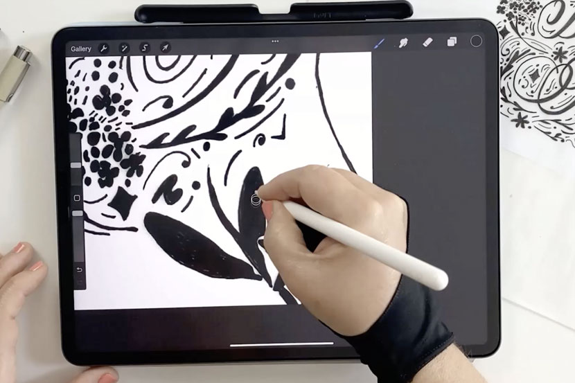 Digitize hand drawn art in Procreate